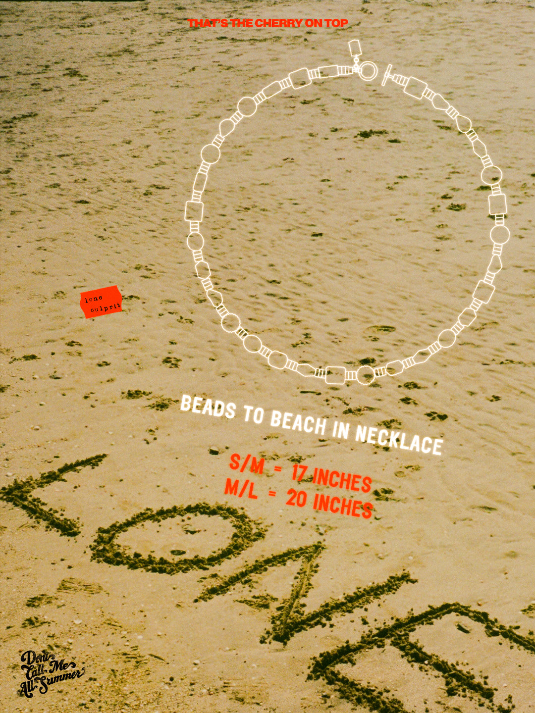 BEADS TO BEACH IN
