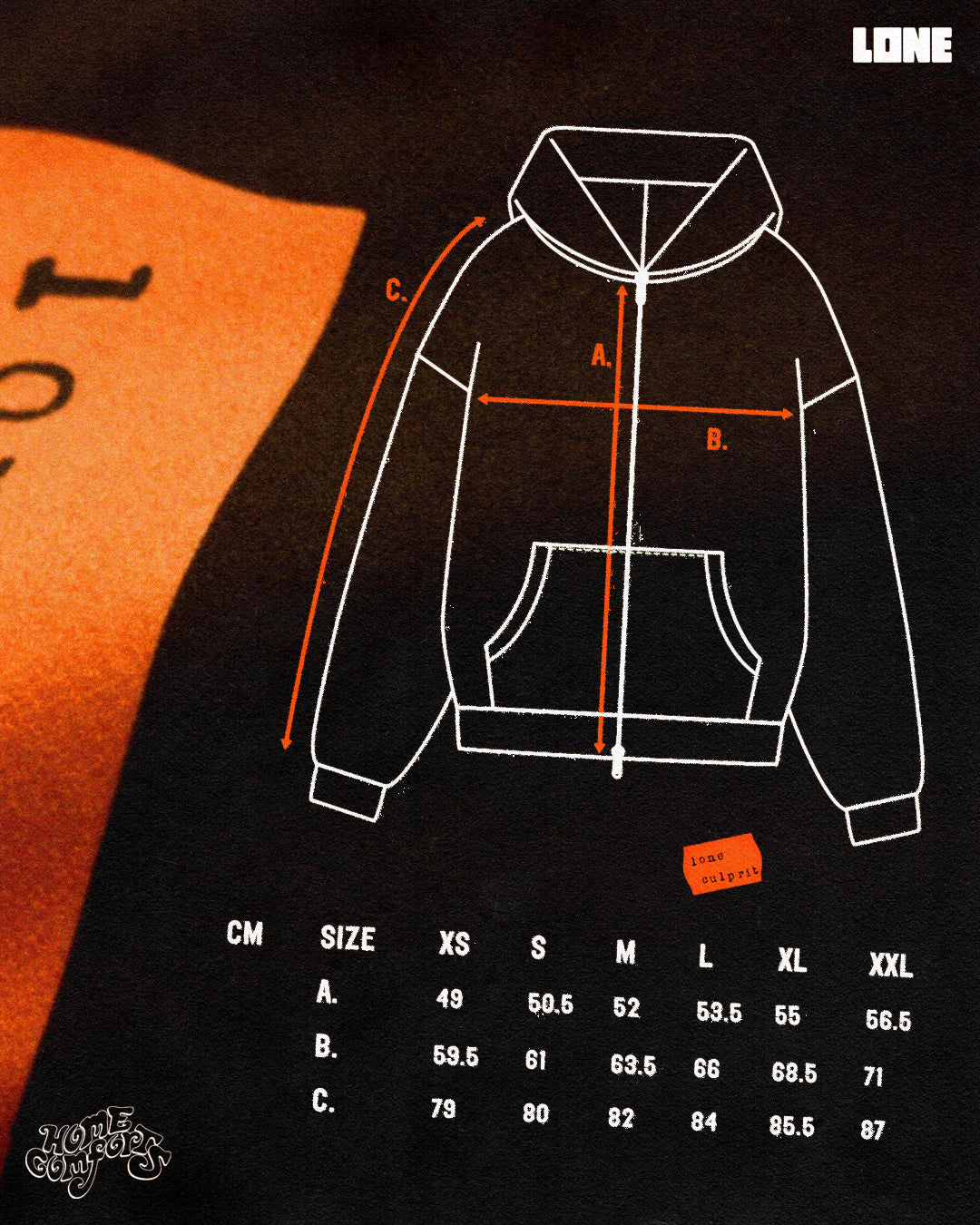 HOME COMFORTS ZIP HOODIE