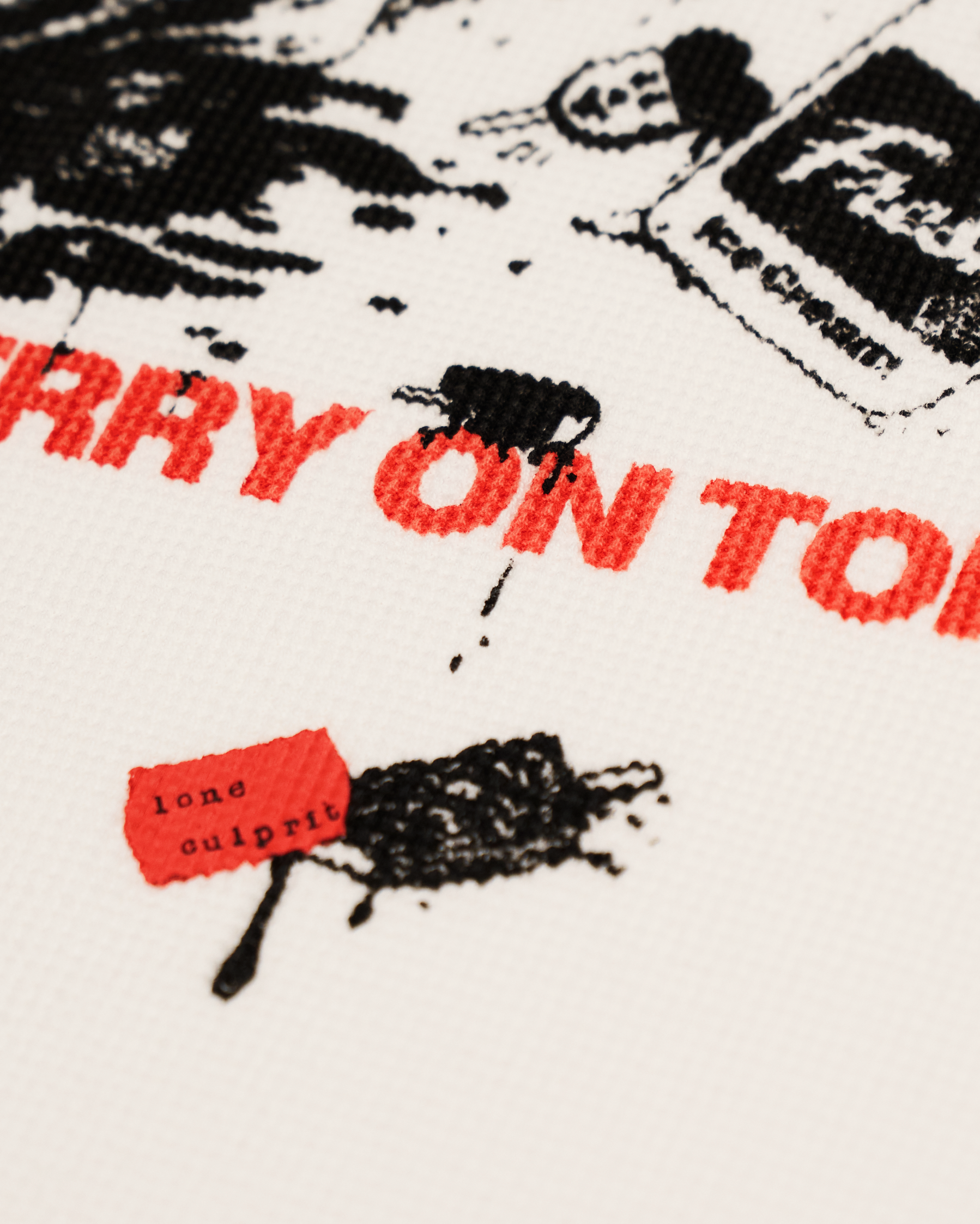 CHERRY ON TOP WAFFLE LONG SLEEVE TEE