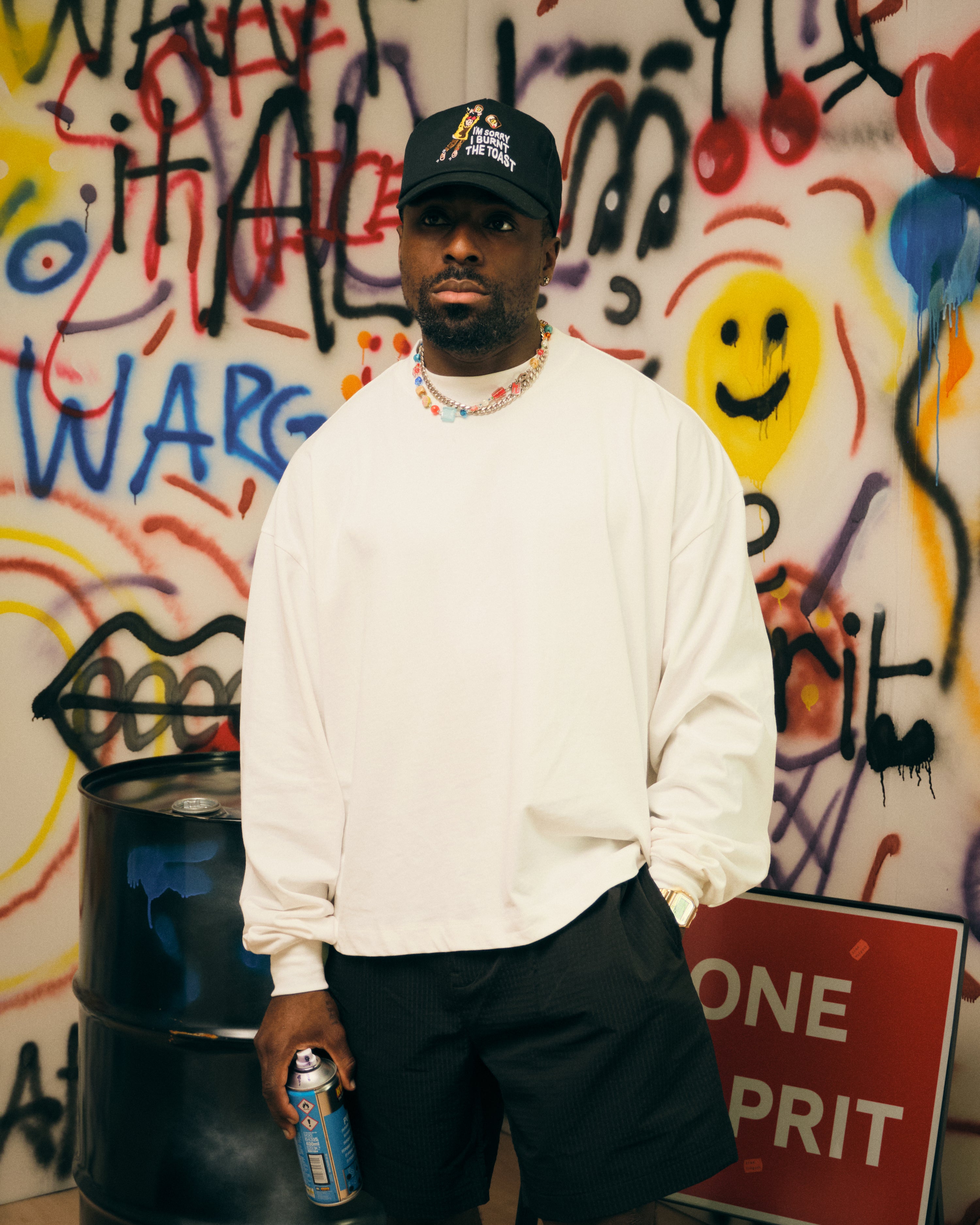 LICENSED LONG SLEEVE TEE - OFF WHITE