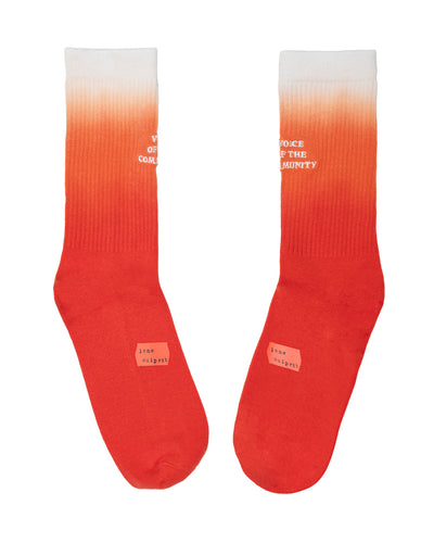 VOICE OF THE COMMUNITY TIE-DYE SOCKS